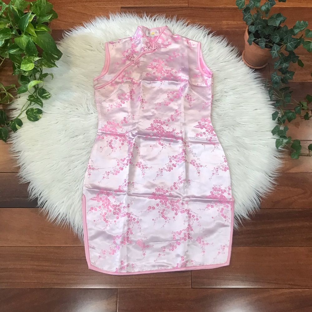 🌿Chinese Traditional Cheongsam Short Dress